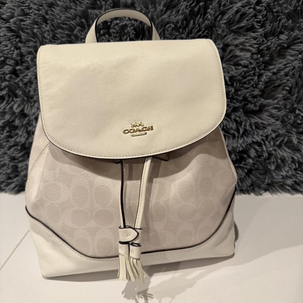 Coach Elle backpack in Signature Jacquard